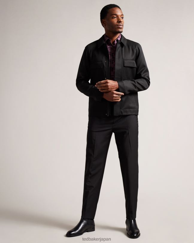 TEDBAKERジャケット TED BAKER ワッフルニットキルテッドフルジップボンバー