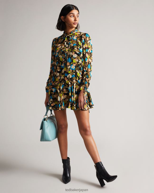 TED BAKER　ティアードスタイルミニドレス　チュニック TED BAKERティアードスタイルミニドレスチュニック